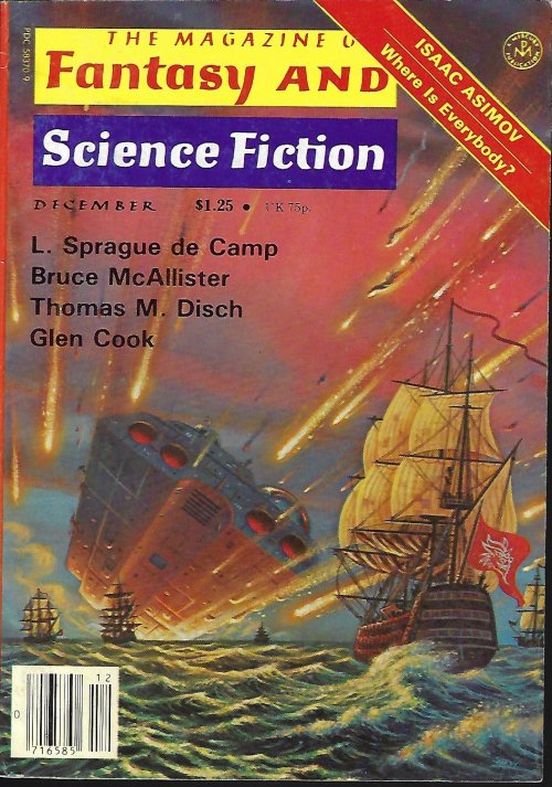 F&SF (GLEN COOK; THOMAS M. DISCH; L. SPRAGUE DE CAMP; JOSEPH GREEN & PATRICE MILTON; GARY JENNINGS; RAY RUSSELL; BRUCE MCALLISTER) - The Magazine of Fantasy and Science Fiction (F&Sf): December, Dec. 1978
