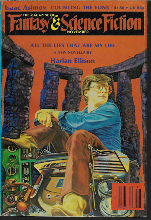 F&SF (HARLAN ELLISON; WILLIAM S. DOXEY; CHARLES SHEFFIELD; PHYLLIS MACLENNON; GARRY KILWORTH; KIT REED; R. M. LAMMING; THOMAS SULLIVAN) - The Magazine of Fantasy and Science Fiction (F&Sf): November, Nov. 1980