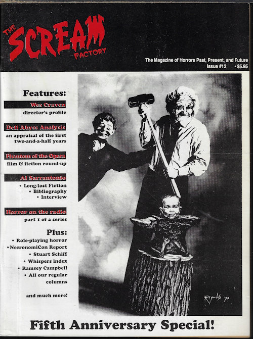 SCREAM FACTORY (AL SARRANTONIO; JOSEPH P. KENYON; RAMSEY CAMPBELL; MIKE ASHLEY) - The Scream Factory: No. 12 (August, Aug. 1993)