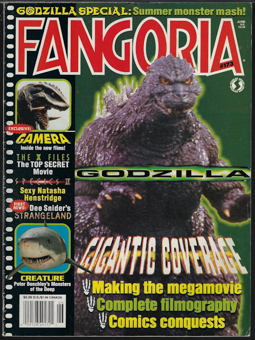 FANGORIA - Fangoria #173, June 1998 (Godzilla Special: Summer Monster Bash!)