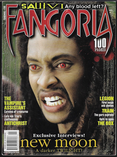 FANGORIA - Fangoria #288, November, Nov. 2009 (Halloween II, the Box, Saw VI, New Moon, Antichrist, and More)