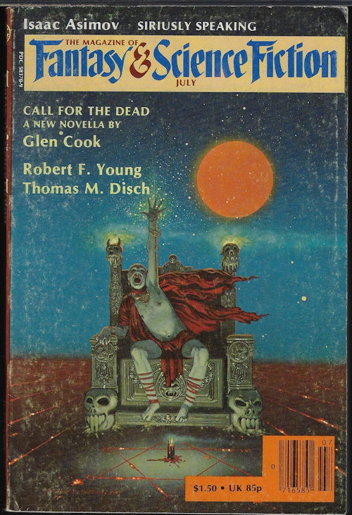 F&SF (ROBERT F. YOUNG; GLEN COOK; C. HERB WILLIAMS; J. W. SCHUTZ; NICHOLAS V. YERMAKOV; JACK C. HALDEMAN II; MELISSA LEACH DOWD) - The Magazine of Fantasy and Science Fiction (F&Sf): July 1980