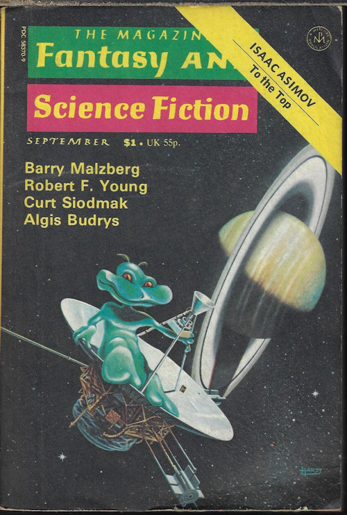 F&SF (ALGIS BUDRYS; HERBIE BRENNAN; JANE YOLEN; CURT SIODMAK; ROBERT F. YOUNG; LIZ HUFFORD) - The Magazine of Fantasy and Science Fiction (F&Sf): September, Sept. 1976 (